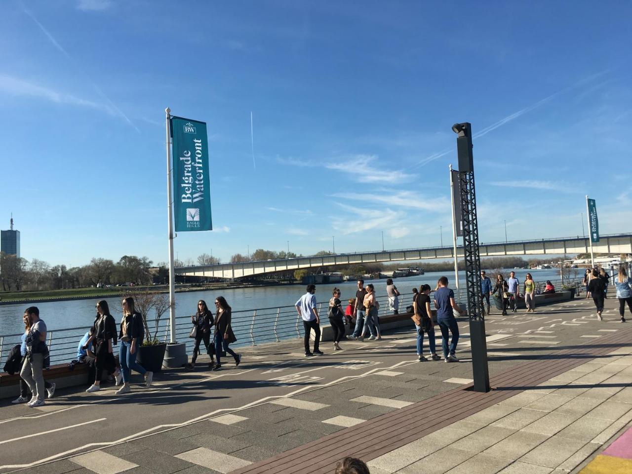 شقة Belgrade Waterfront - Beograd Na Vodi المظهر الخارجي الصورة